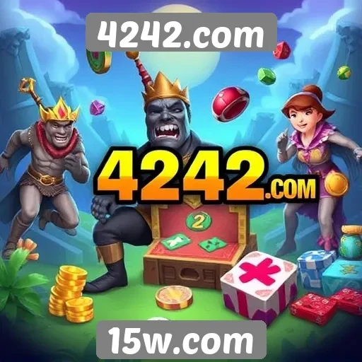 Explorando a variedade de jogos disponíveis em 4242.com